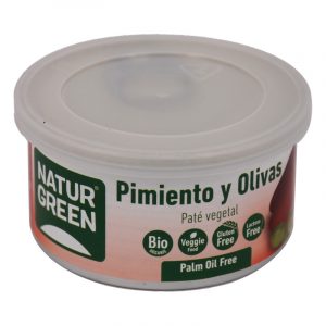 Fotografía de Paté vegetal pebrot i olives Naturgreen 125 g