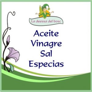 Aceite Vinagre Sal Especias